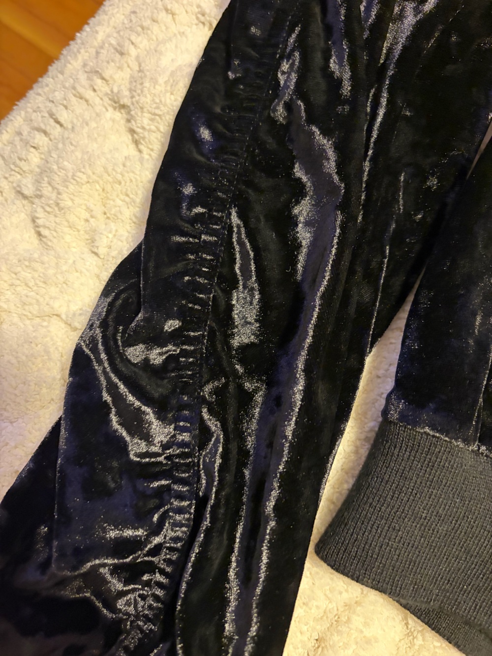 project RUNWAY Black Velvet Bomber Jacket - Picture 5 of 5